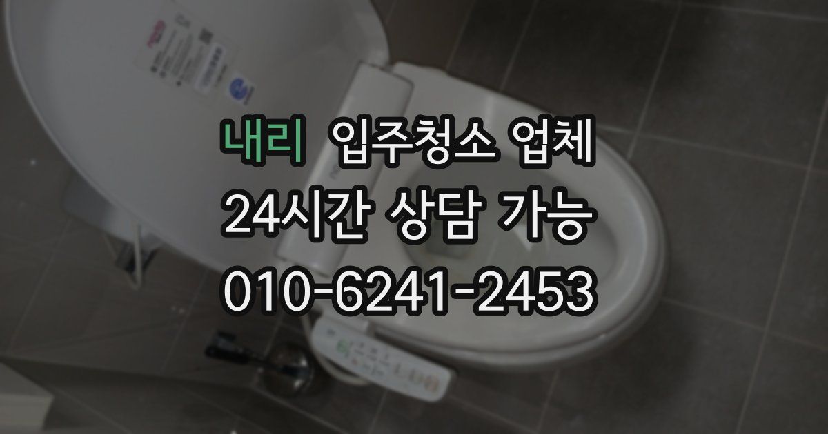 내리 입주청소 업체