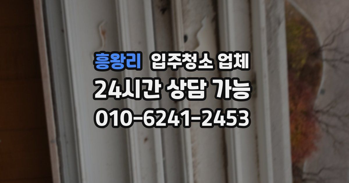 흥왕리 입주청소 업체