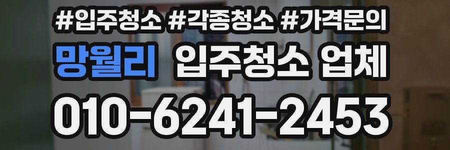망월리 입주청소 업체
