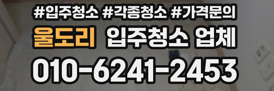 울도리 입주청소 업체