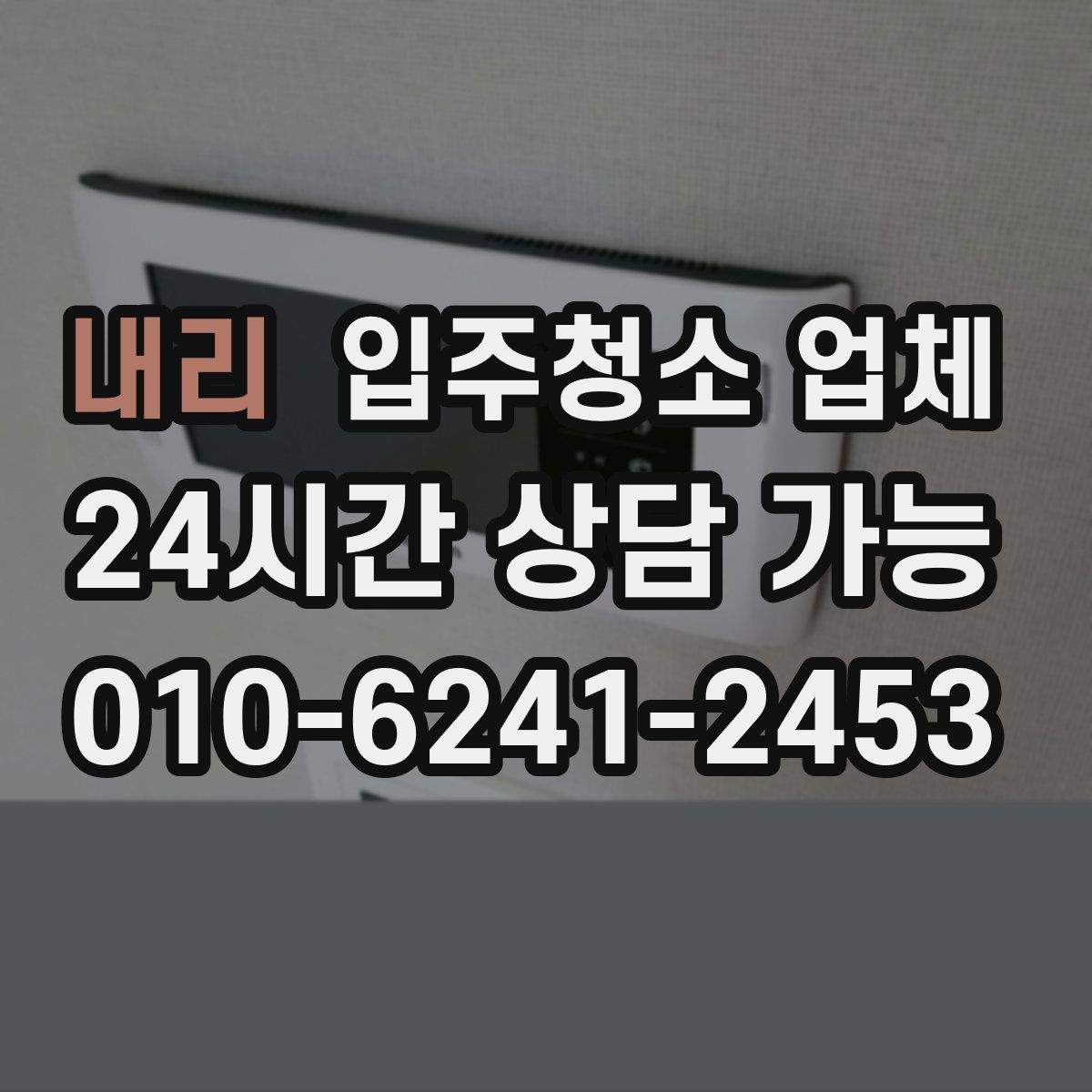내리 입주청소 업체