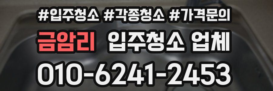 금암리 입주청소 업체