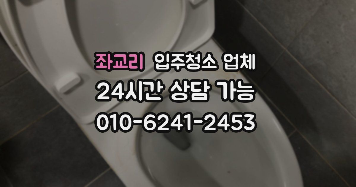 좌교리 입주청소 업체