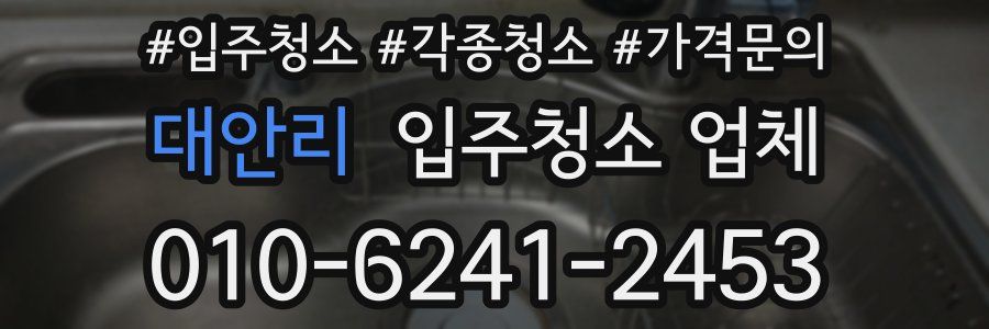 대안리 입주청소 업체