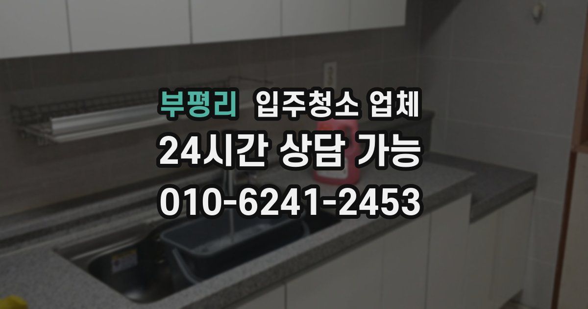 부평리 입주청소 업체