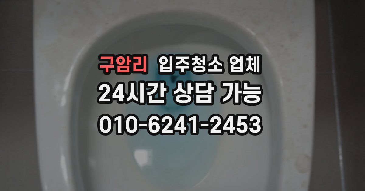구암리 입주청소 업체