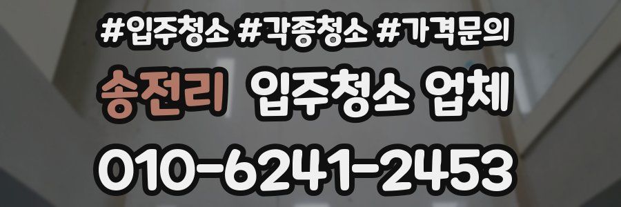 송전리 입주청소 업체