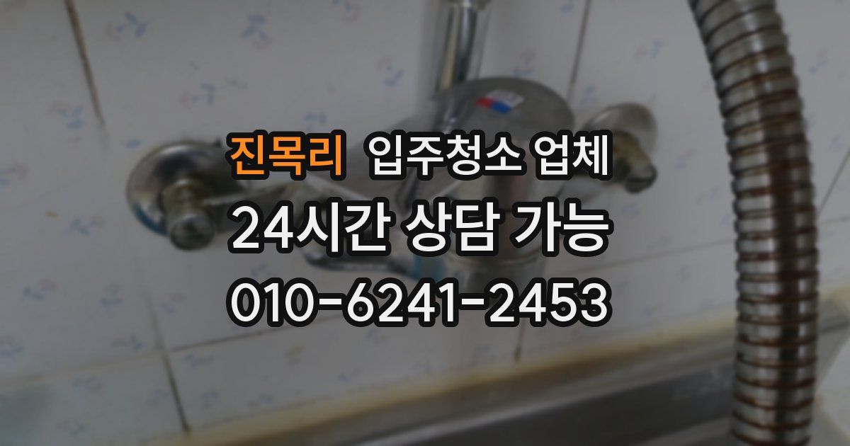 진목리 입주청소 업체