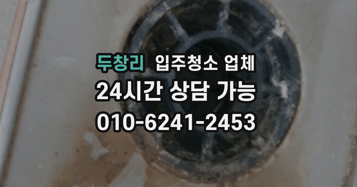 두창리 입주청소 업체