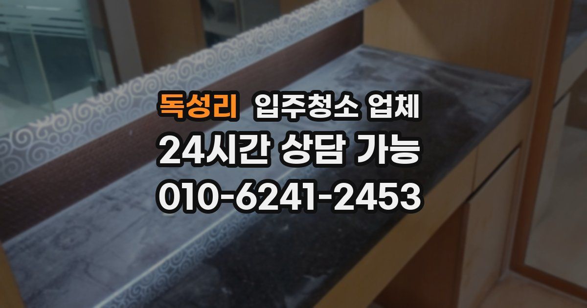 독성리 입주청소 업체