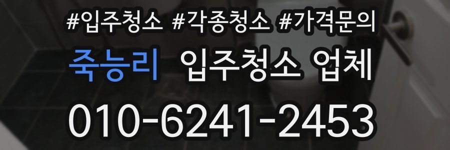 죽능리 입주청소 업체