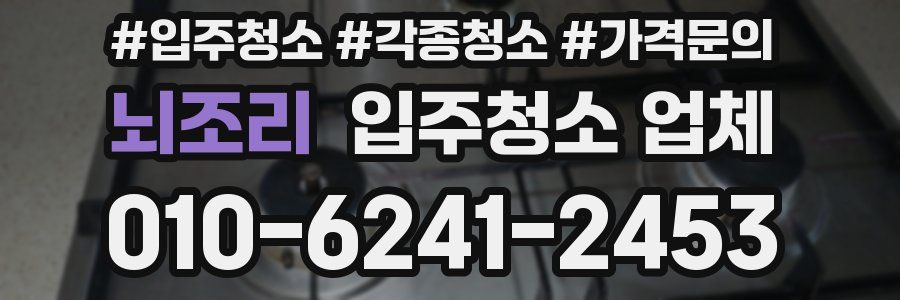 뇌조리 입주청소 업체