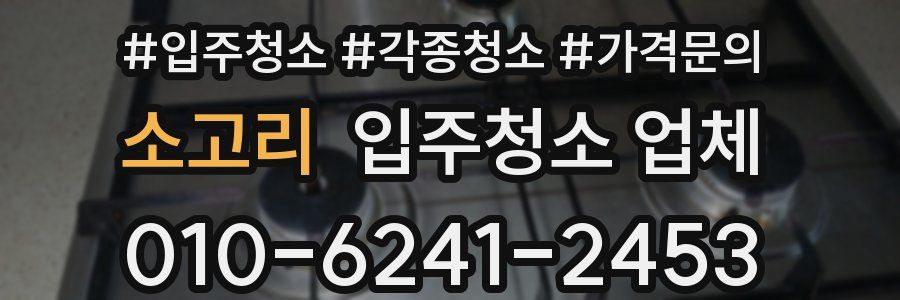 소고리 입주청소 업체