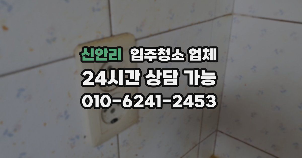 신안리 입주청소 업체