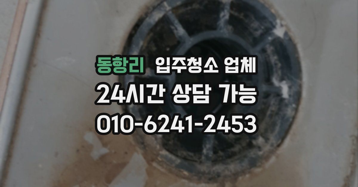 동항리 입주청소 업체