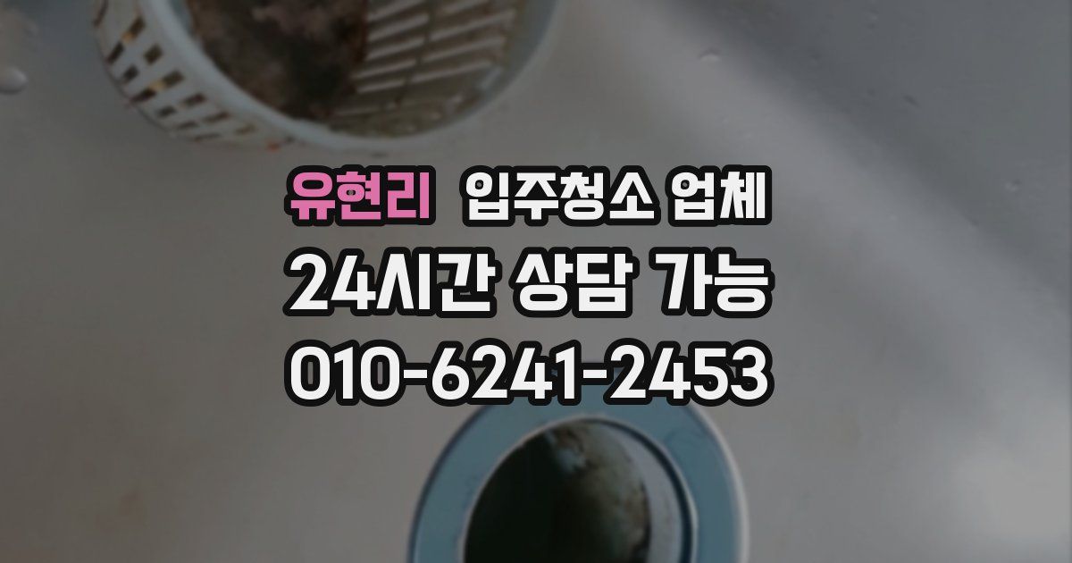 유현리 입주청소 업체