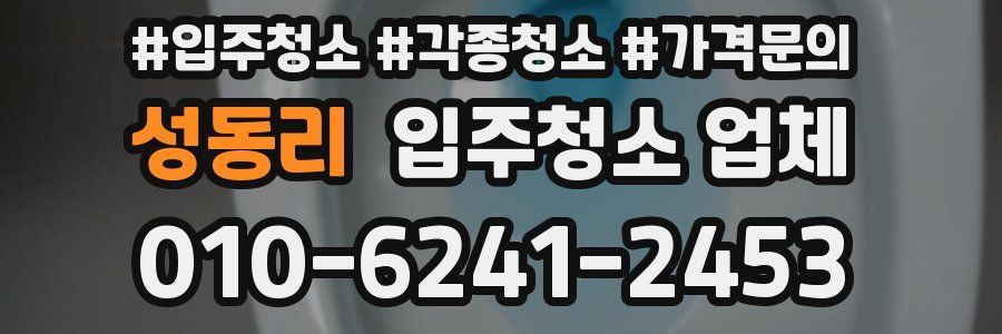 성동리 입주청소 업체