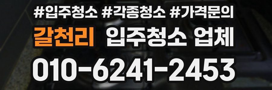 갈천리 입주청소 업체
