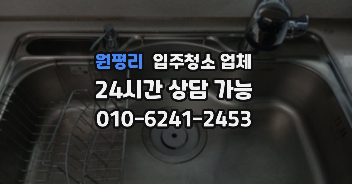 원평리 입주청소 업체