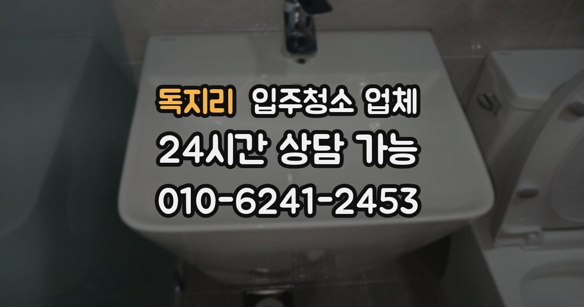 독지리 입주청소 업체