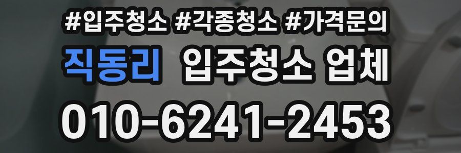 직동리 입주청소 업체