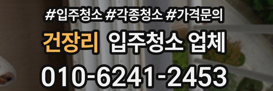 건장리 입주청소 업체