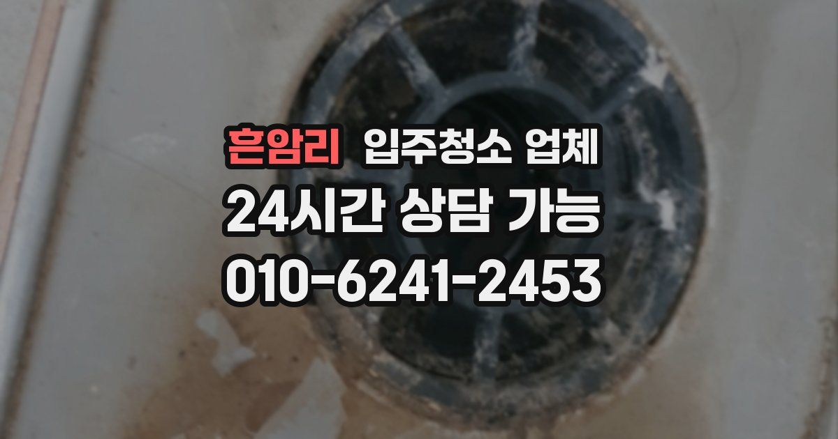 흔암리 입주청소 업체