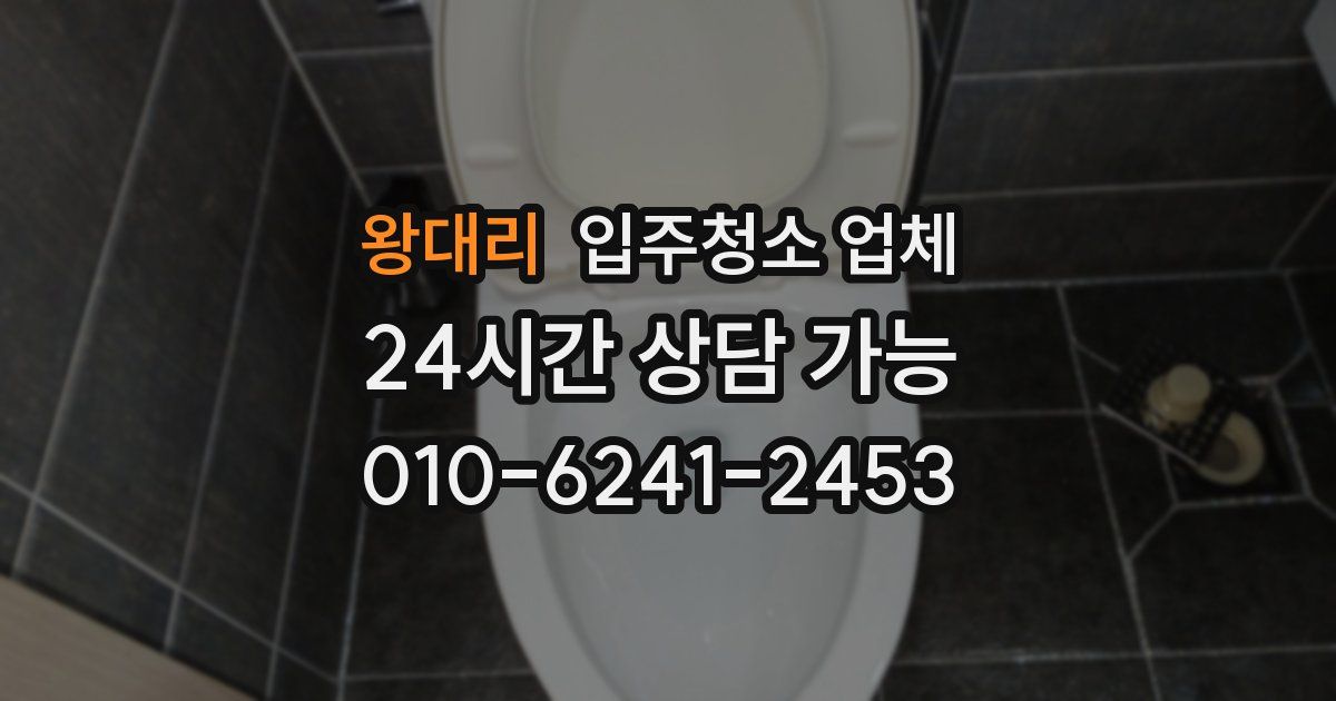 왕대리 입주청소 업체