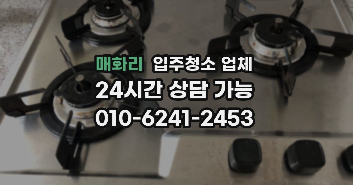 매화리 입주청소 업체
