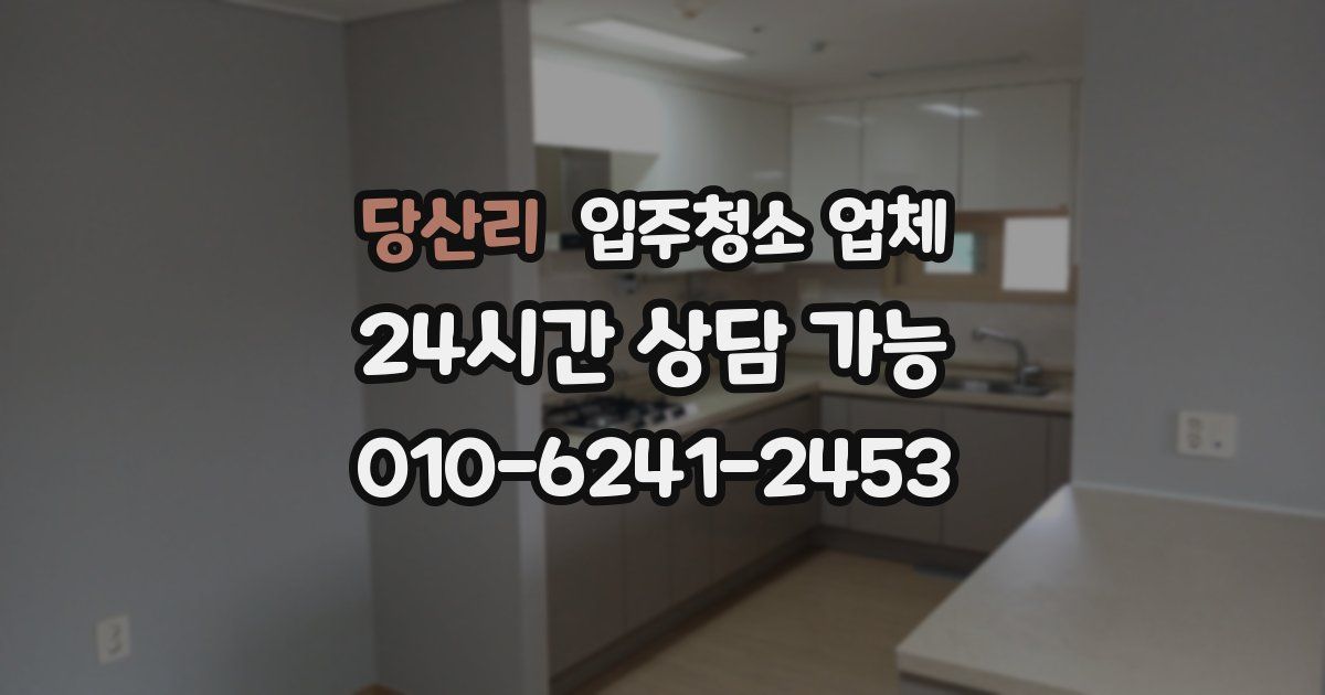 당산리 입주청소 업체