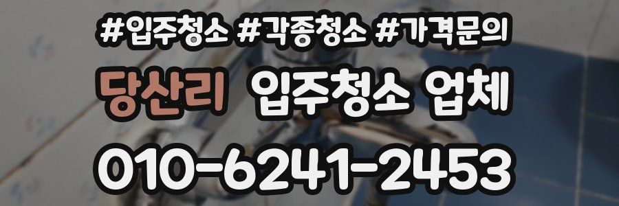 당산리 입주청소 업체