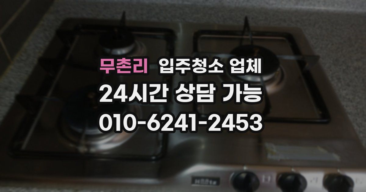 무촌리 입주청소 업체