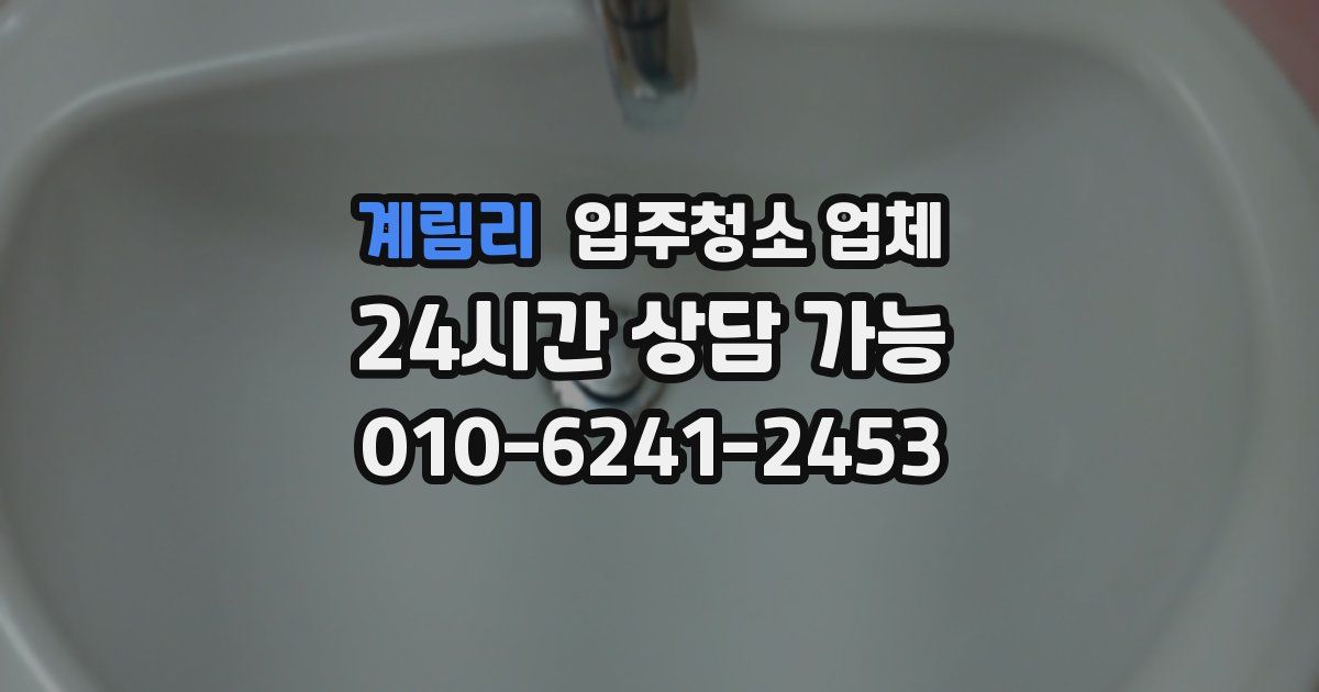 계림리 입주청소 업체