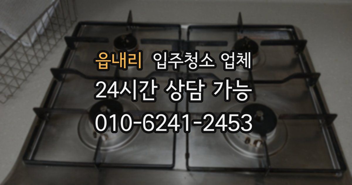읍내리 입주청소 업체