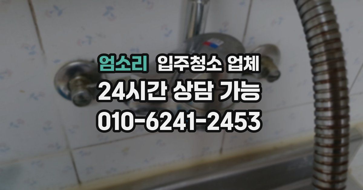 엄소리 입주청소 업체