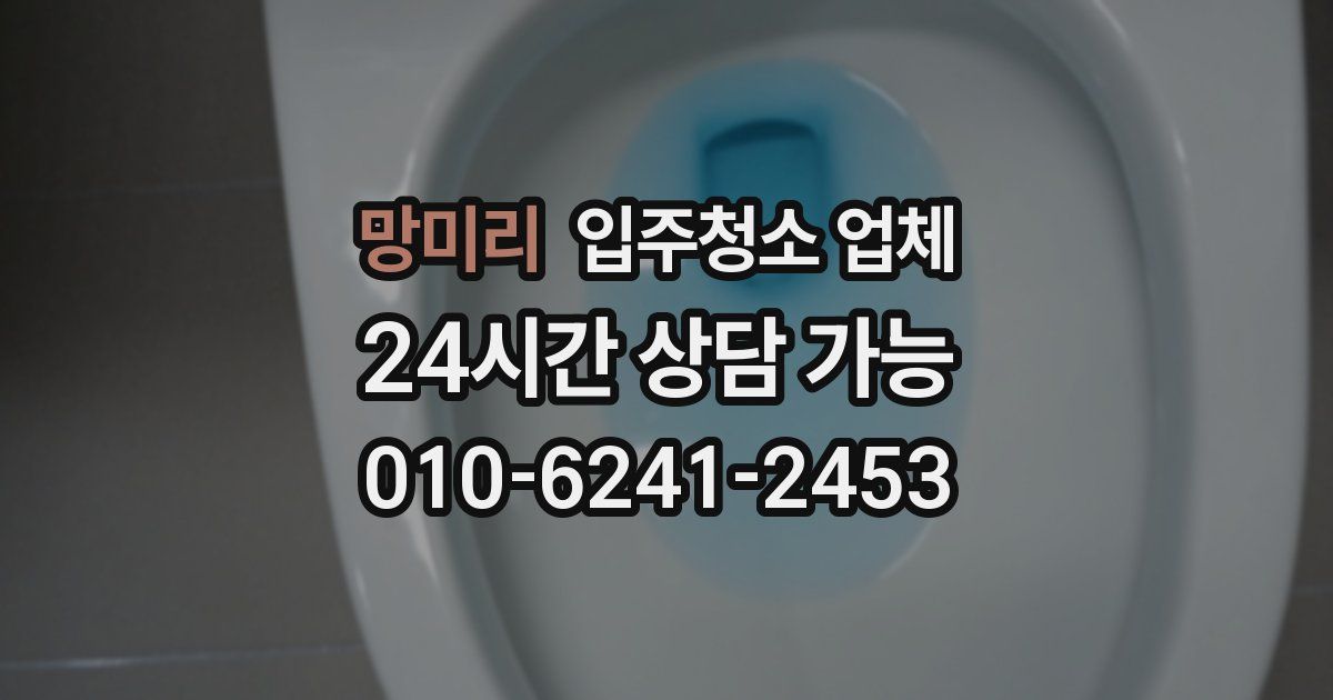 망미리 입주청소 업체