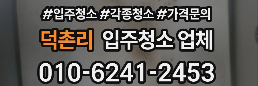 덕촌리 입주청소 업체