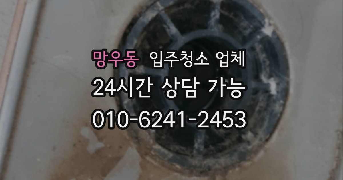 망우동 입주청소 업체
