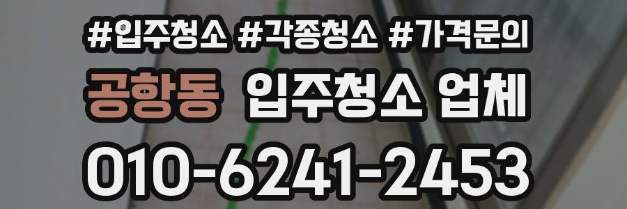 공항동 입주청소 업체
