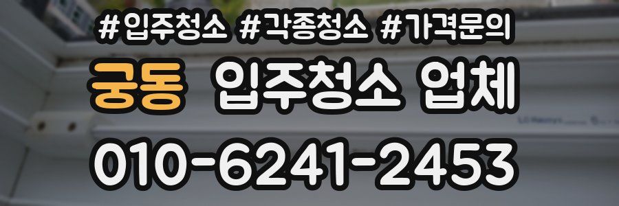 궁동 입주청소 업체