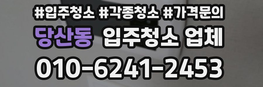 당산동 입주청소 업체