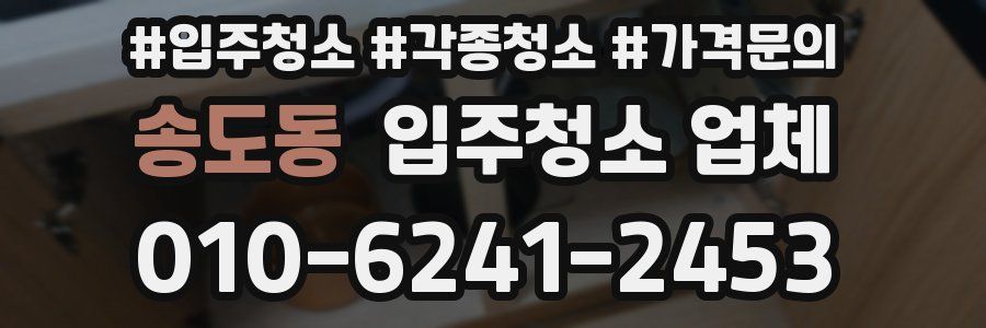 송도동 입주청소 업체