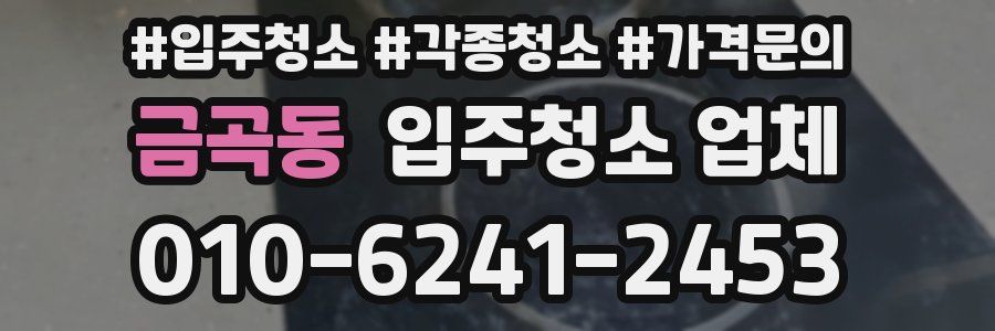 금곡동 입주청소 업체