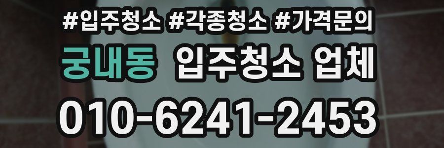 궁내동 입주청소 업체