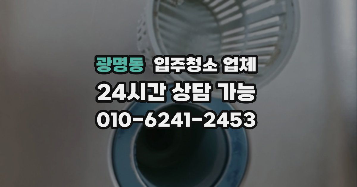 광명동 입주청소 업체