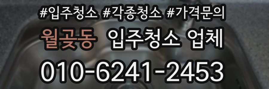 월곶동 입주청소 업체