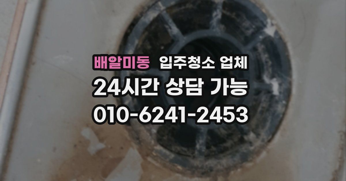 배알미동 입주청소 업체