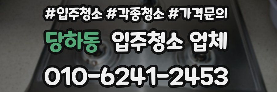 당하동 입주청소 업체