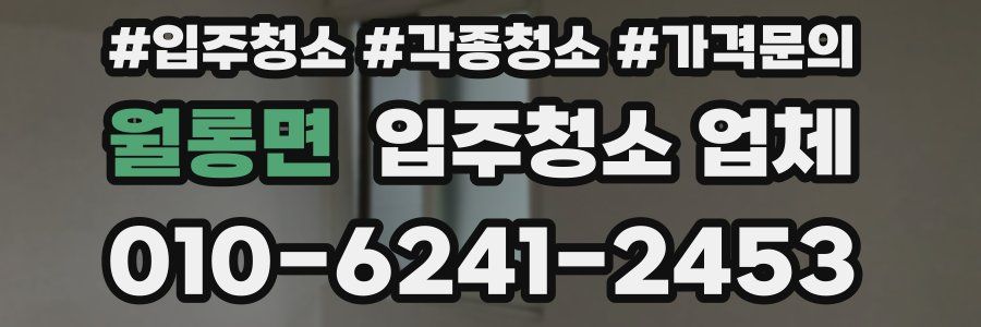월롱면 입주청소 업체