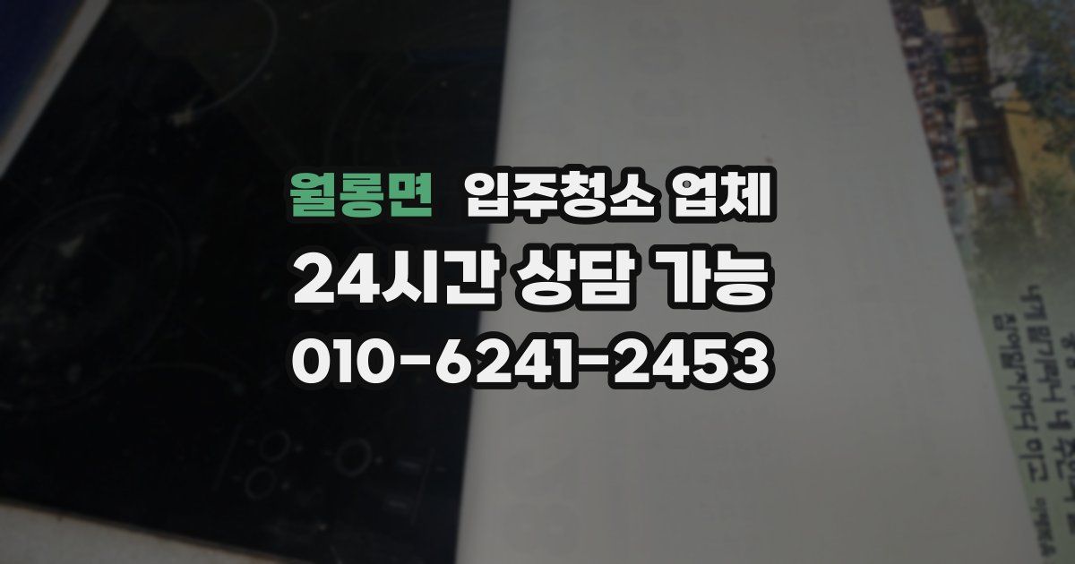 월롱면 입주청소 업체